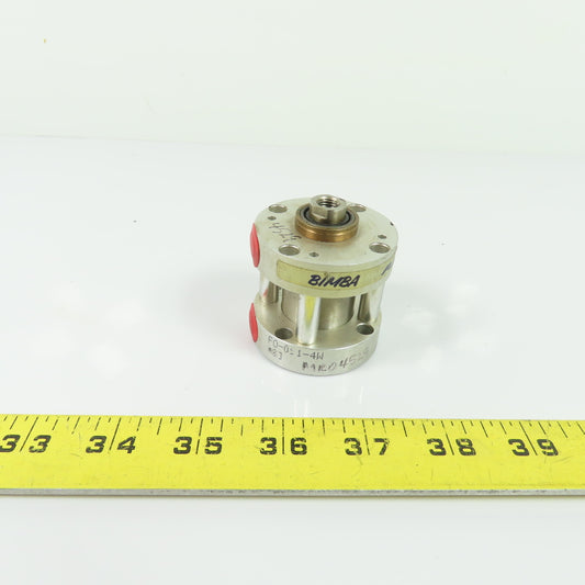 Bimba FO-011-4W Flat-1 Double Act Pneumatic Air Cylinder 1" Bore 1" Stroke