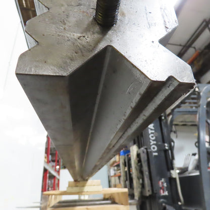 86° Metric Multi-V Press Brake 110mm Square 7 Way V-Forming Die Block 13'