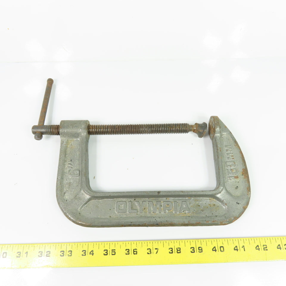 Olympia 146 6" x 3.5" Heavy Duty C-Clamp