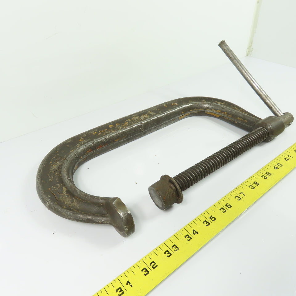 Jorgensen 408 8" Heavy Duty Drop Forged C-Clamp