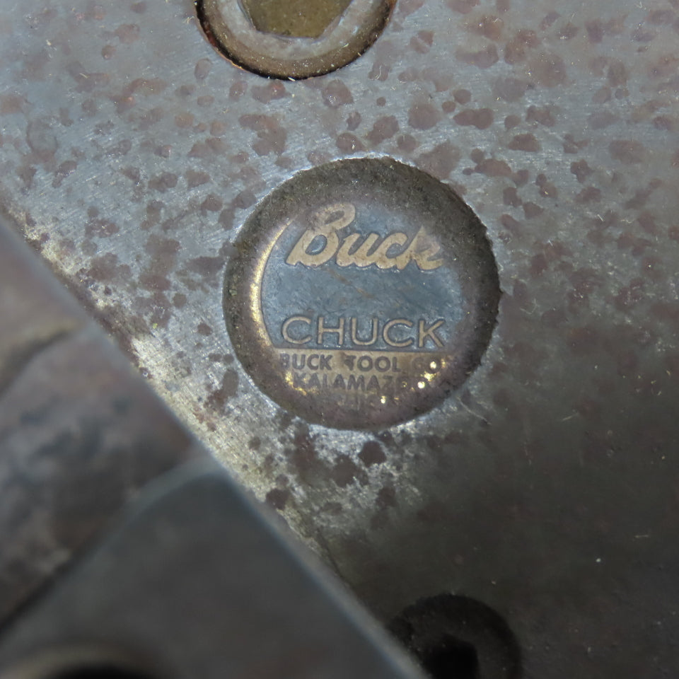 Buck Chuck 7-1/2" OD 3-Jaw Self-Centering Lathe Chuck