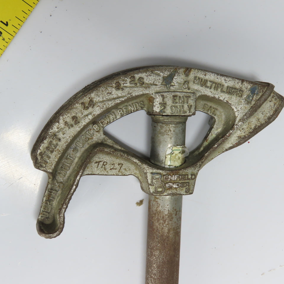 Benfield TR27 1/2" EMT Hand Conduit Bender W/ Handle