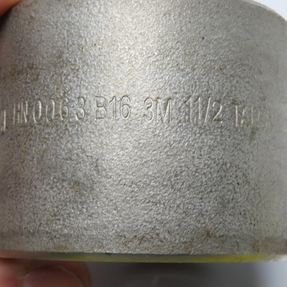 HN0063 1-1/2" 3000lb Stainless Steel Socket Weld Fitting Coupling