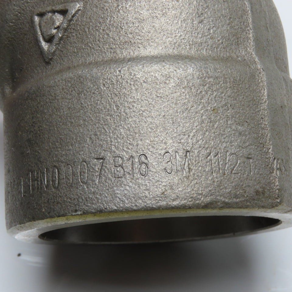 HN0007 1-1/2" 3000lb 45 Degree Stainless Steel Socket Weld Elbow Fitting