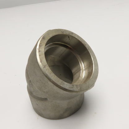 HN0007 1-1/2" 3000lb 45 Degree Stainless Steel Socket Weld Elbow Fitting