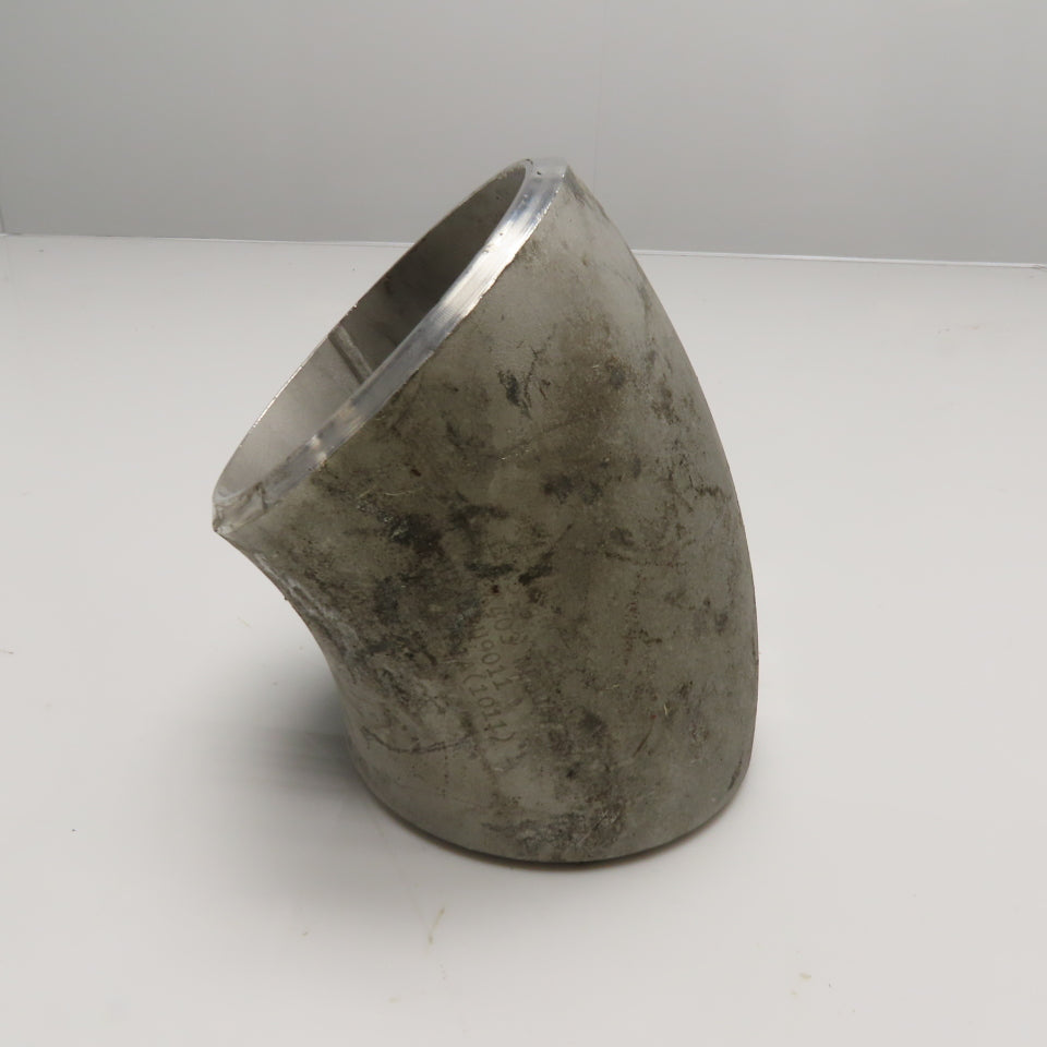 Kanken Tetsu LR45 3" Stainless Steel 45° Elbow Butt Weld SCH 40S