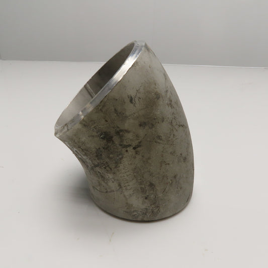 Kanken Tetsu LR45 3" Stainless Steel 45° Elbow Butt Weld SCH 40S