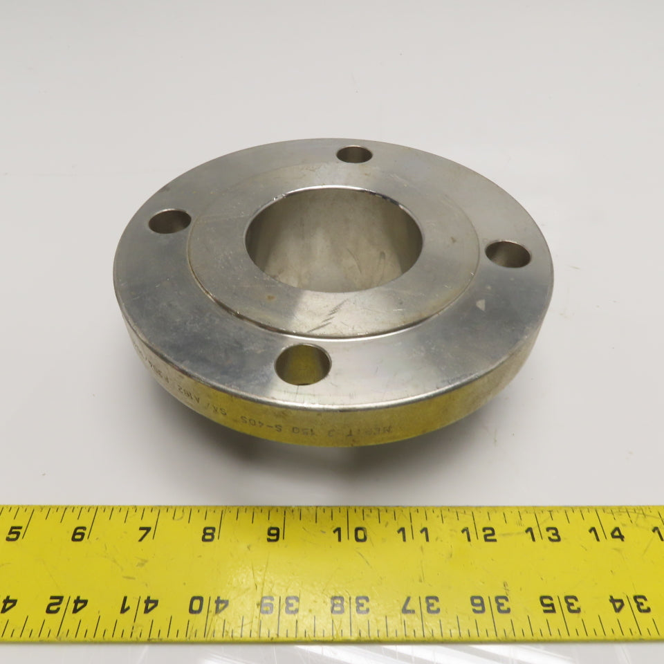 Merit 3" Weld Neck Pipe Flange Class 150 Sch 40S Stainless Steel