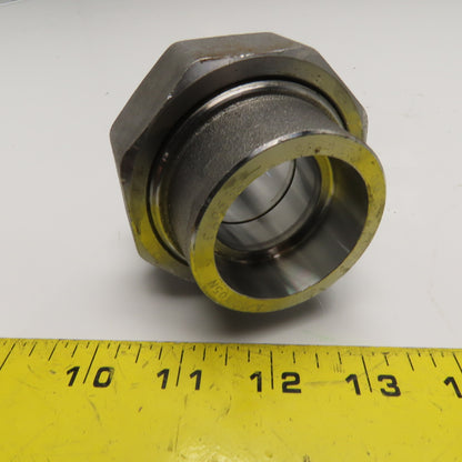 1-1/4" Forged Steel Socket Weld Pipe Union 3000# A105N