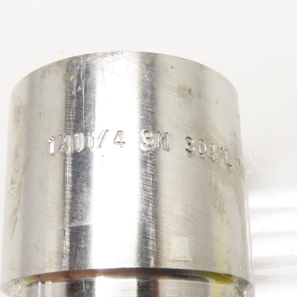 1X11/4 3M 304/L 1" x 1-1/4" Socket Weld Nipple 3000# 304 Stainless Steel