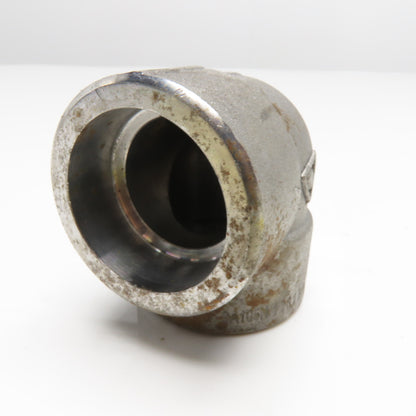 1-1/4" 90 Degree Socket Weld Elbow Pipe Fitting 3000# Forged Steel