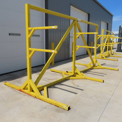 90" x 169" Welded 2 Tier Cantilever Storage Rack 32" Arms 84" Tall