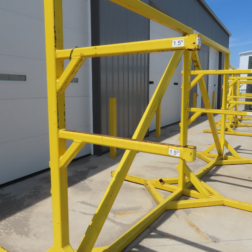 90" x 169" Welded 2 Tier Cantilever Storage Rack 32" Arms 84" Tall