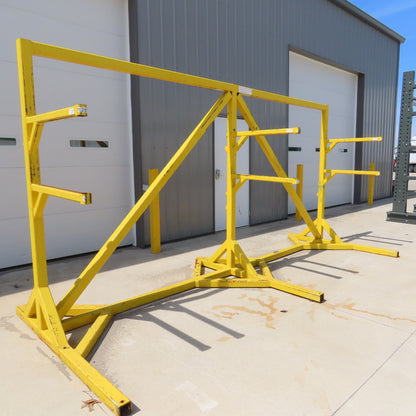 68" x 169" Welded 2 Tier Cantilever Storage Rack 32" Arms 84" Tall