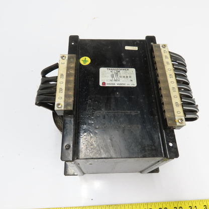 Amada Vantec WT-1.534K 1.534 kVA 1Ph Control Transformer 230V In 100-22V Out