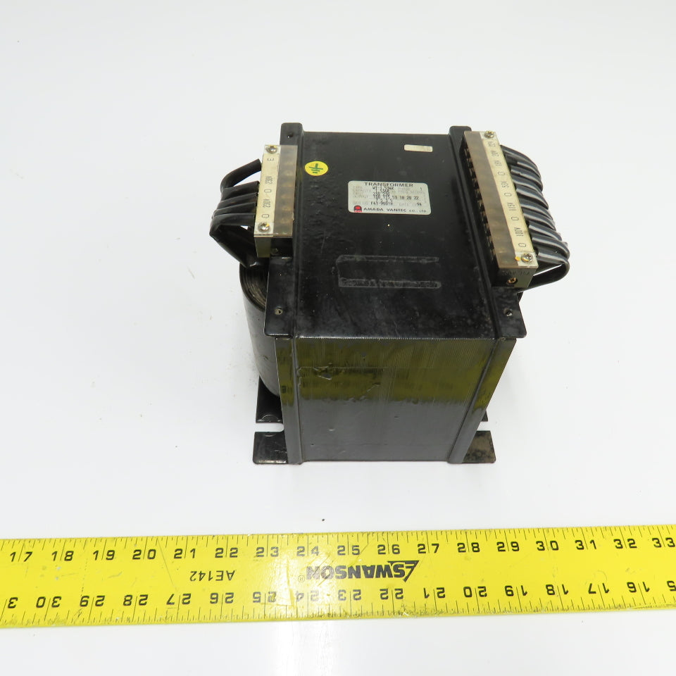 Amada Vantec WT-1.534K 1.534 kVA 1Ph Control Transformer 230V In 100-22V Out