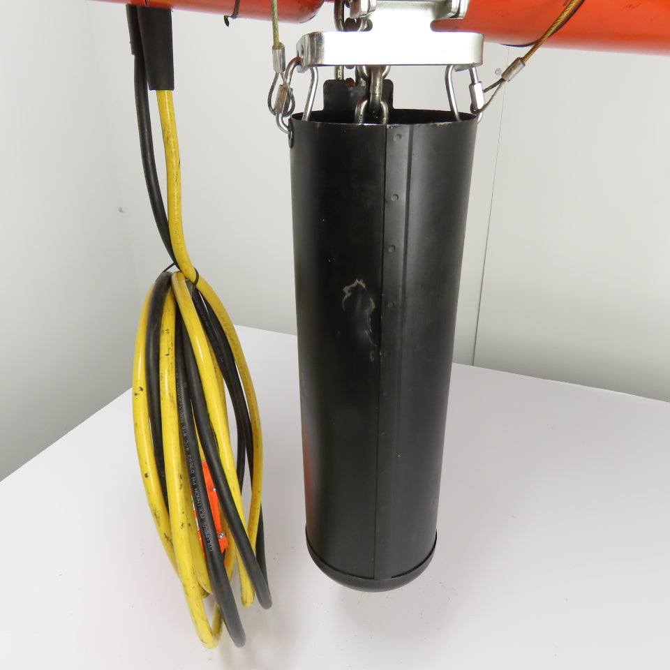 CM Lodestar Model L 1Ton 2000LB Electric Chain Hoist 20' Lift 16FPM 3Ph 230/460V