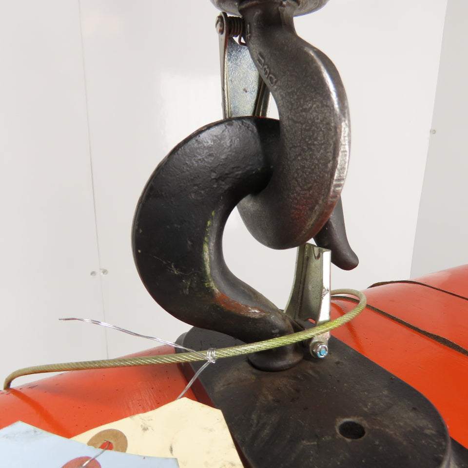 CM Lodestar Model L 1Ton 2000LB Electric Chain Hoist 20' Lift 16FPM 3Ph 230/460V