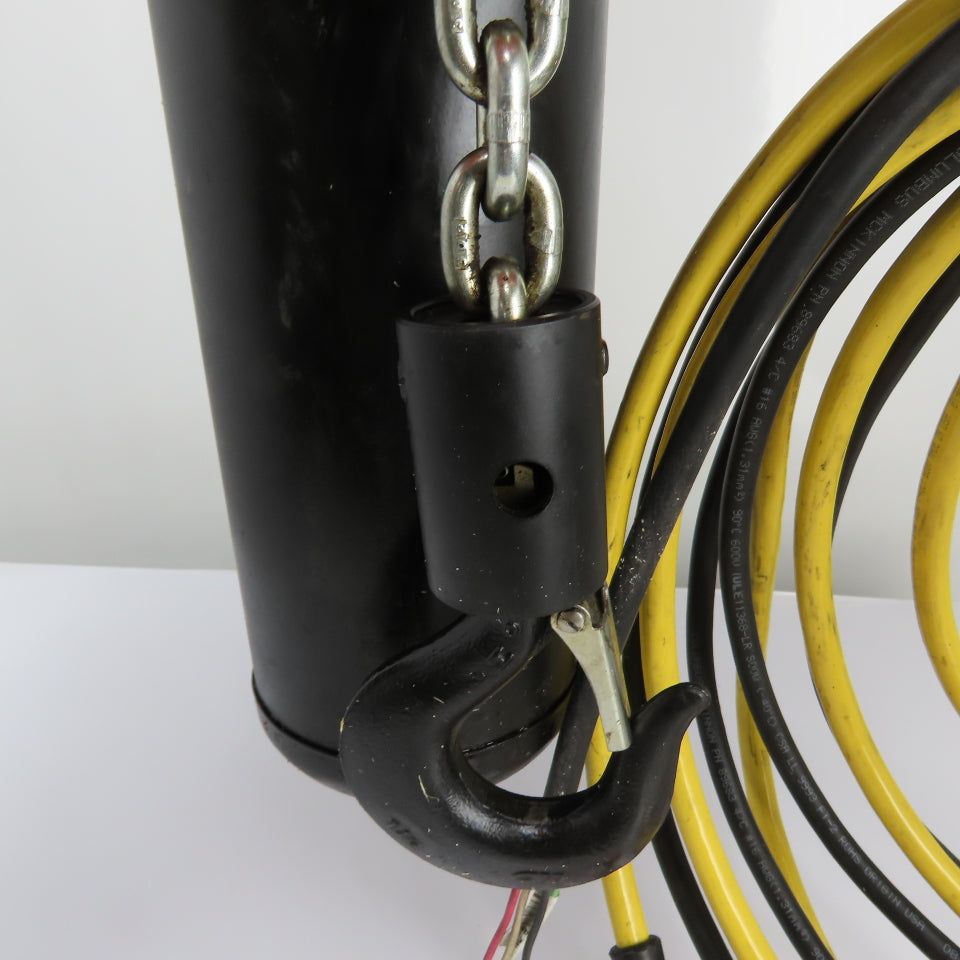 CM Lodestar Model L 1Ton 2000LB Electric Chain Hoist 20' Lift 16FPM 3Ph 230/460V