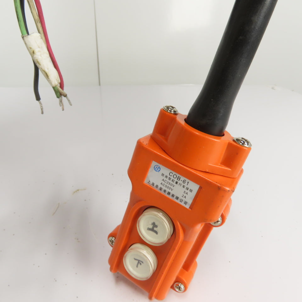 CM Lodestar Model L 1Ton 2000LB Electric Chain Hoist 20' Lift 16FPM 3Ph 230/460V
