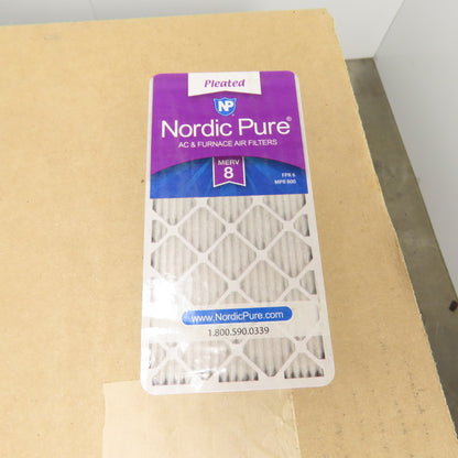 Nordic Pure MZ00LWR AC 16x25x5 MERV 8 2 Pack
