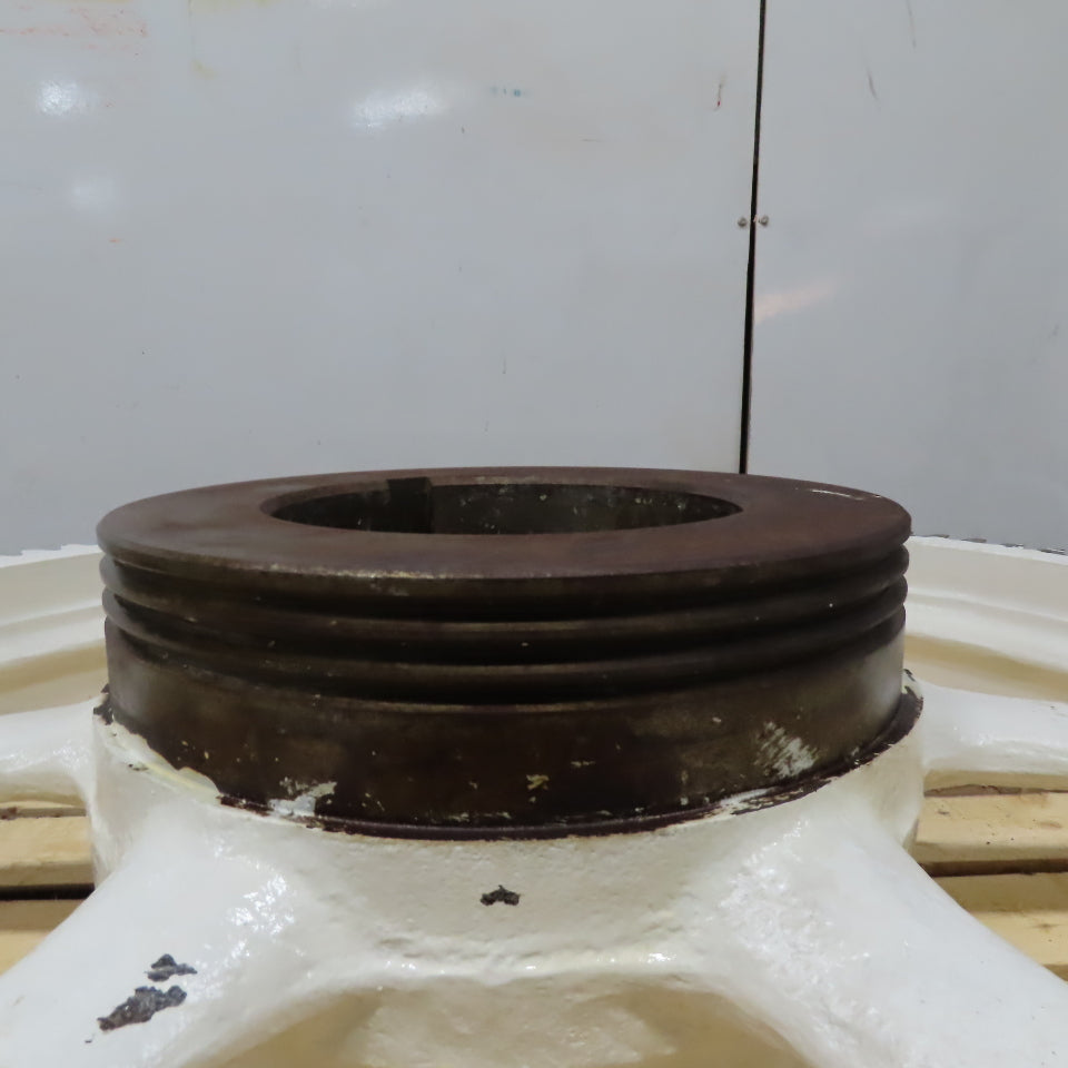 1050mm OD x 150mm Wide 100T Paper Mill Left Hand Helical Drive Gear 9" Bore