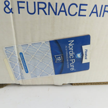Nordic Pure 16x25x5 AC Furnace Air Filters 16x25x5 MERV 12 2 Pack