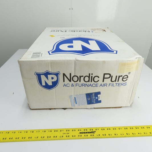 Nordic Pure 16x25x5 AC Furnace Air Filters 16x25x5 MERV 12 2 Pack