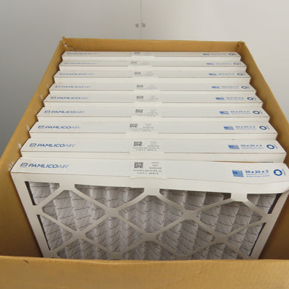 Pamlico Air 51523 Pleated Air Filter 20x20x2 MERV 8 Lot of 9