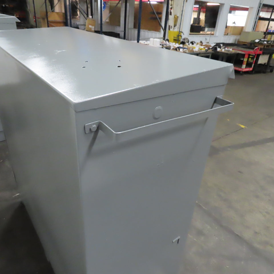 Durham 60" x 24" x 60" Steel Job Site Industrial Storage Cabinet 3 Fixed Shelf