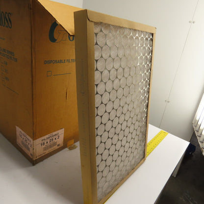 Glasfloss Industries PTA16252 PTA Series Disposable Air Filters 16x25x2 Lot of 5