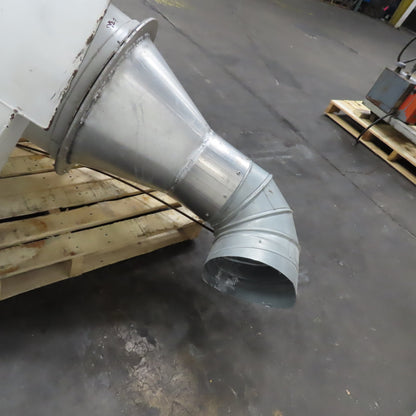 Bulk Dry Material Separator Cyclone Funnel 36" Diameter 18" x 8" Duct