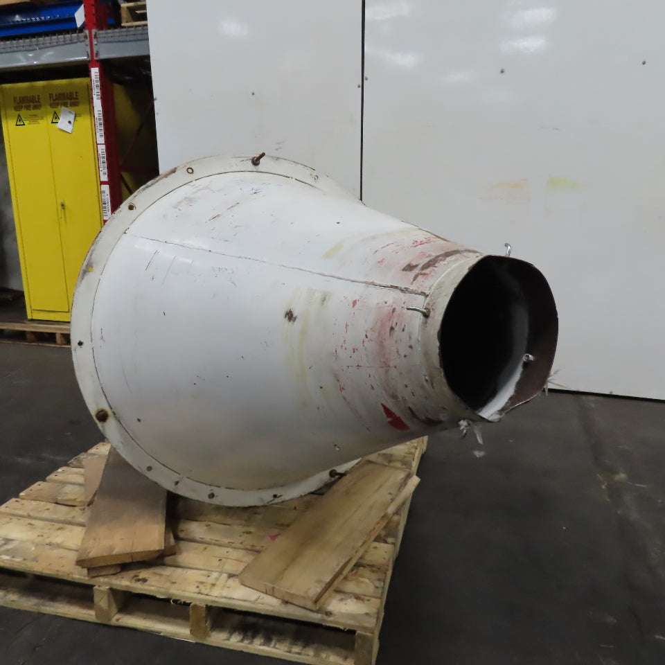 Bulk Dry Material Separator Cyclone Funnel 36" Diameter 18" x 8" Duct