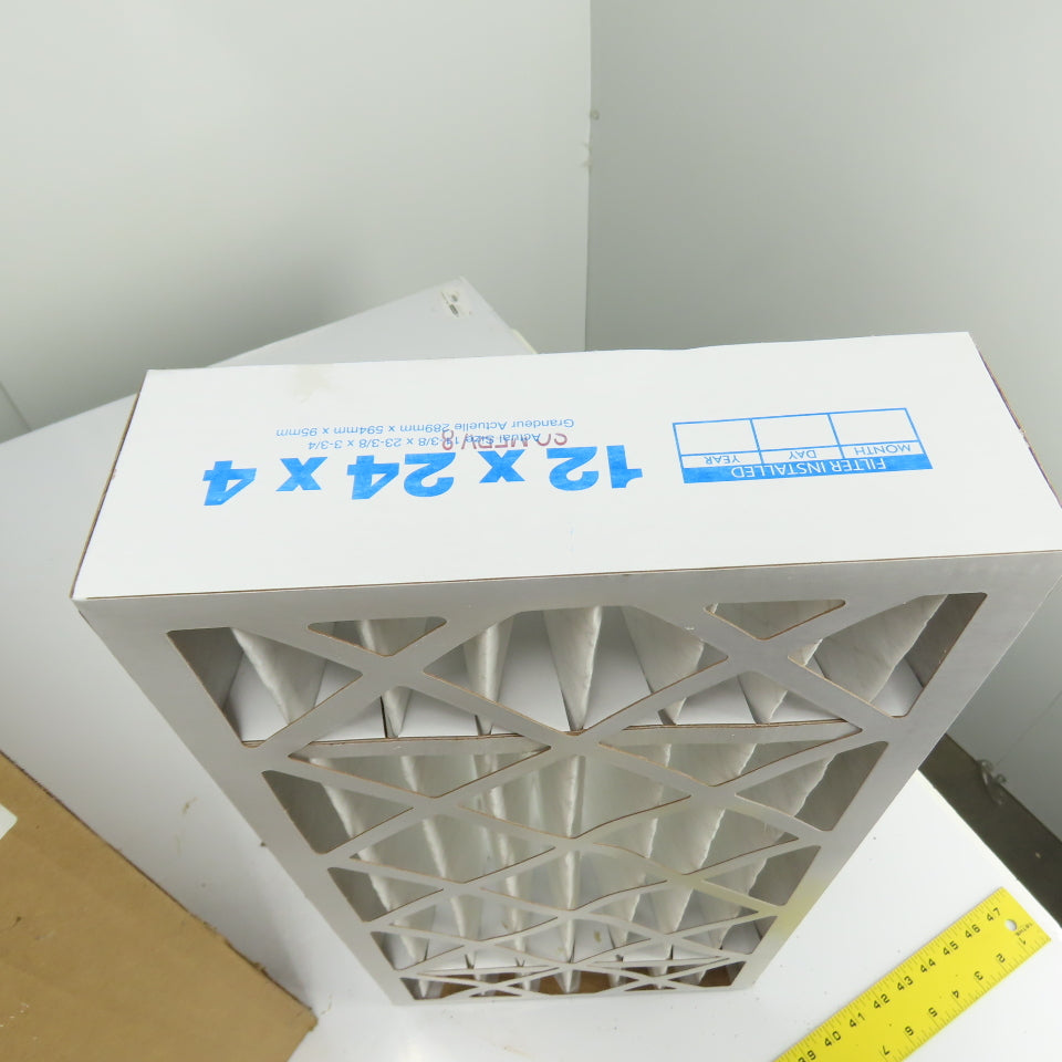 ProFitter 4300504 SC MERV 8 Pleated Air Filter 12x24x4 Wire-backed Case of 6