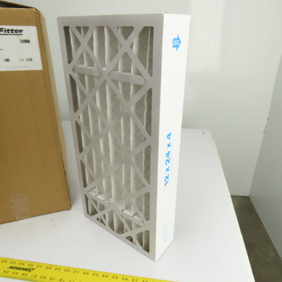 ProFitter 4300504 SC MERV 8 Pleated Air Filter 12x24x4 Wire-backed Case of 6