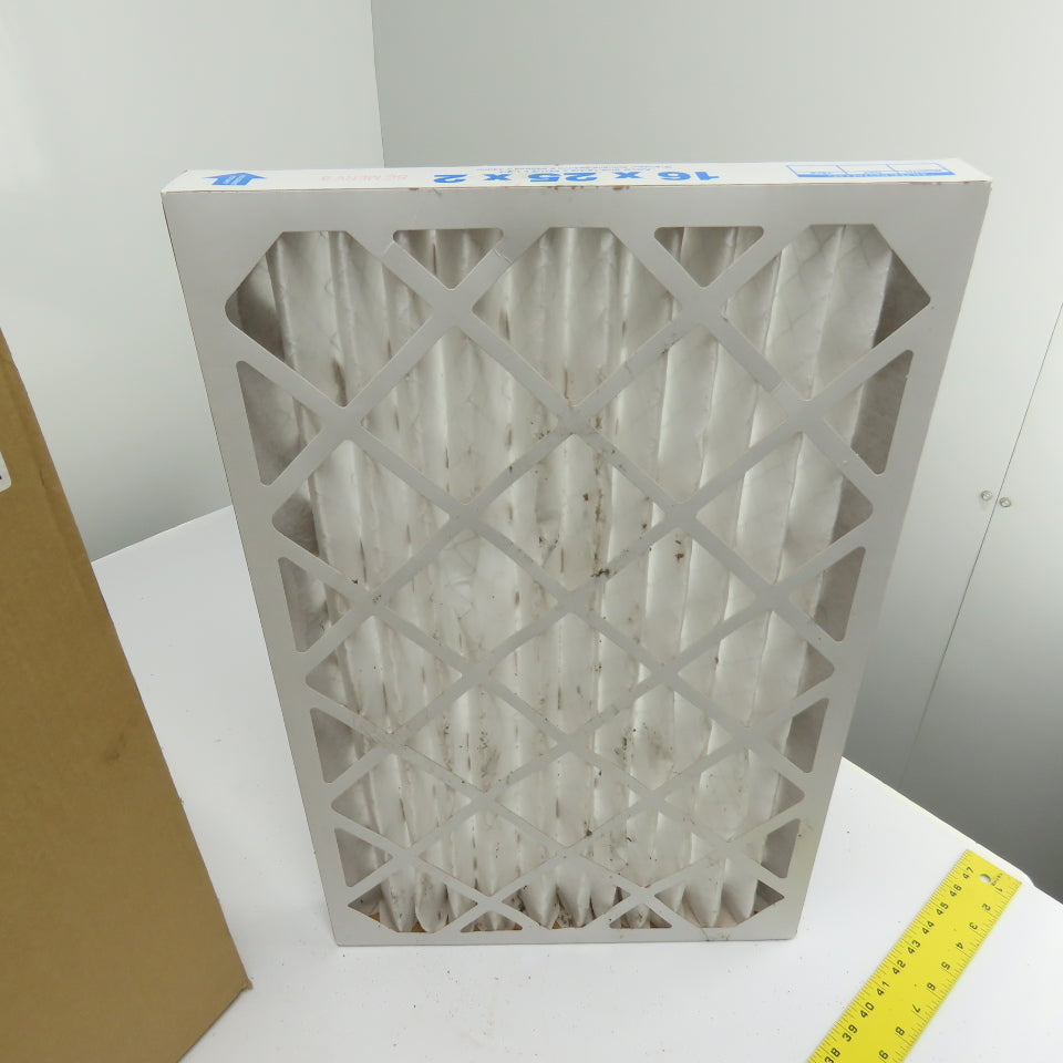 Ormadus 4300490 Pleated Air Filters 16x25x2 MERV 8 Lot of 6