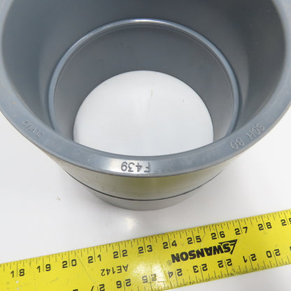 Spears 829-060C 6" x 6" CPVC Coupling Sch 80 Gray Pipe Fitting Slip x Slip Lot/6