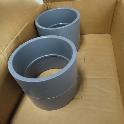 Spears 829-060C 6" x 6" CPVC Coupling Sch 80 Gray Pipe Fitting Slip x Slip Lot/6