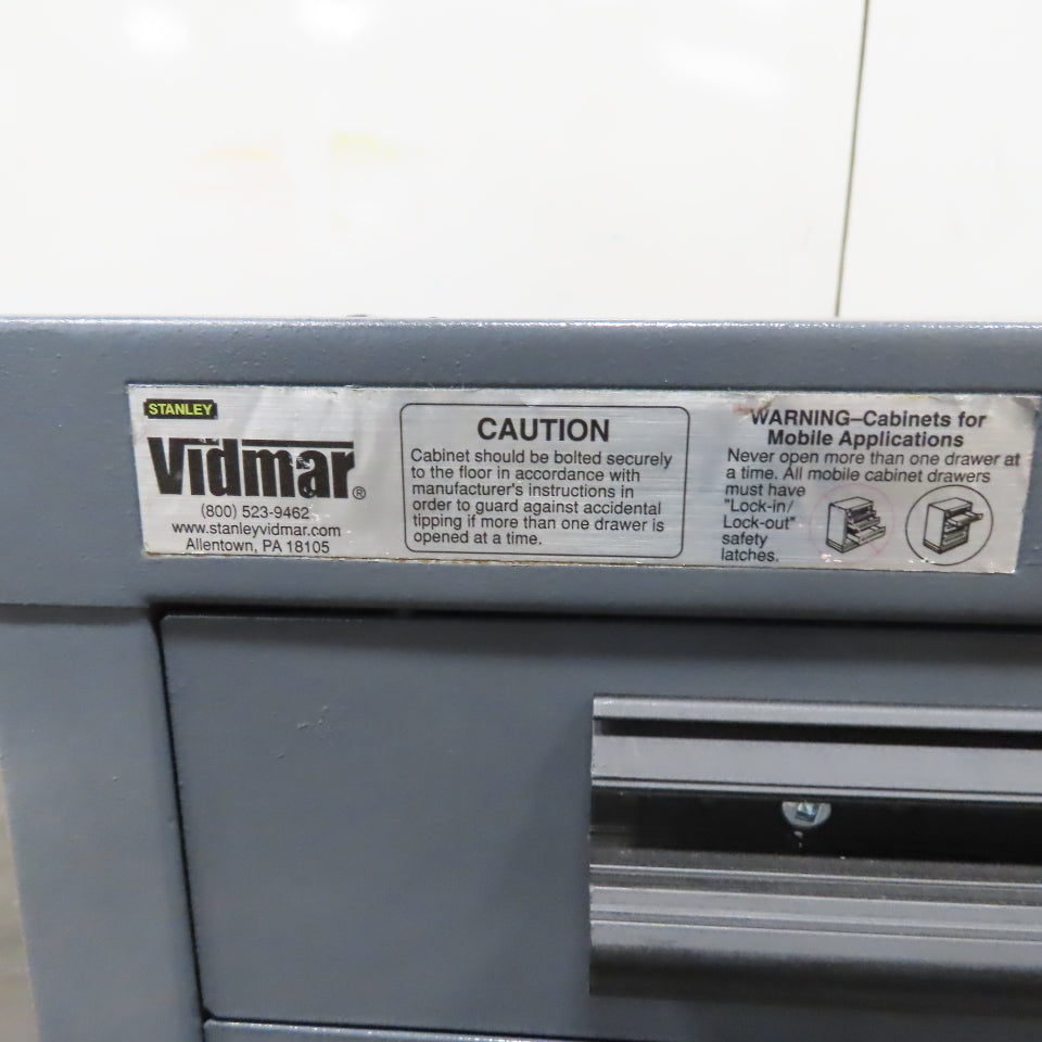 Stanley Vidmar 30" x 28" x 30" Tall 4 Drawer Small Parts Tool Storage Cabinet