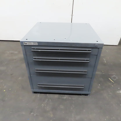 Stanley Vidmar 30" x 28" x 30" Tall 4 Drawer Small Parts Tool Storage Cabinet