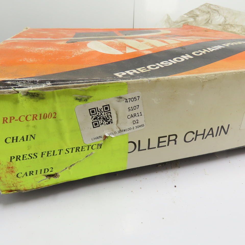 Peer Chain 100-2SS Double Strand Stainless Steel Roller Chain 10' L