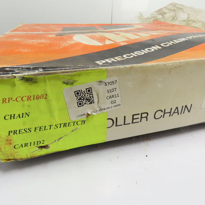 Peer Chain 100-2SS Double Strand Stainless Steel Roller Chain 10' L
