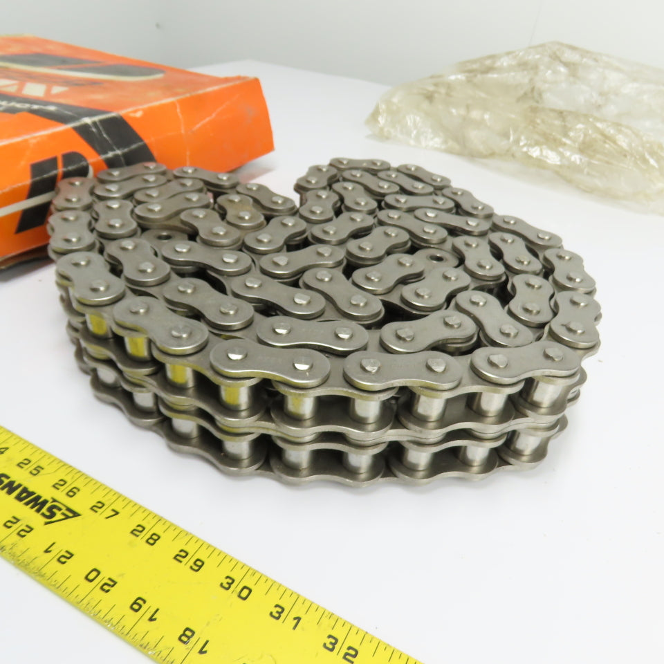 Peer Chain 100-2SS Double Strand Stainless Steel Roller Chain 10' L