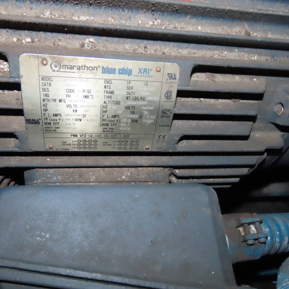 Quincy 235 50Hp Rotary Screw Air Compressor 208-230/480V 3Ph