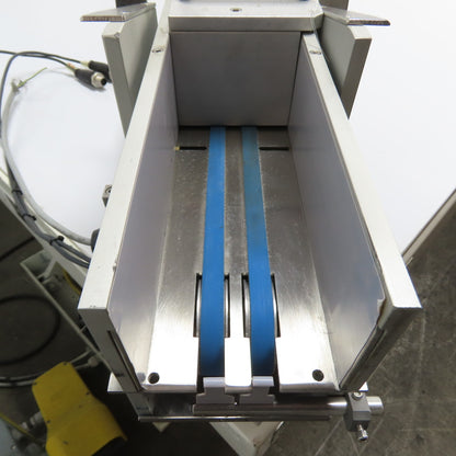 64" Long Dual Slide Belt Conveyor 3-1/2" Wide Capacity 130VDC 60:1 Ratio 42RPM