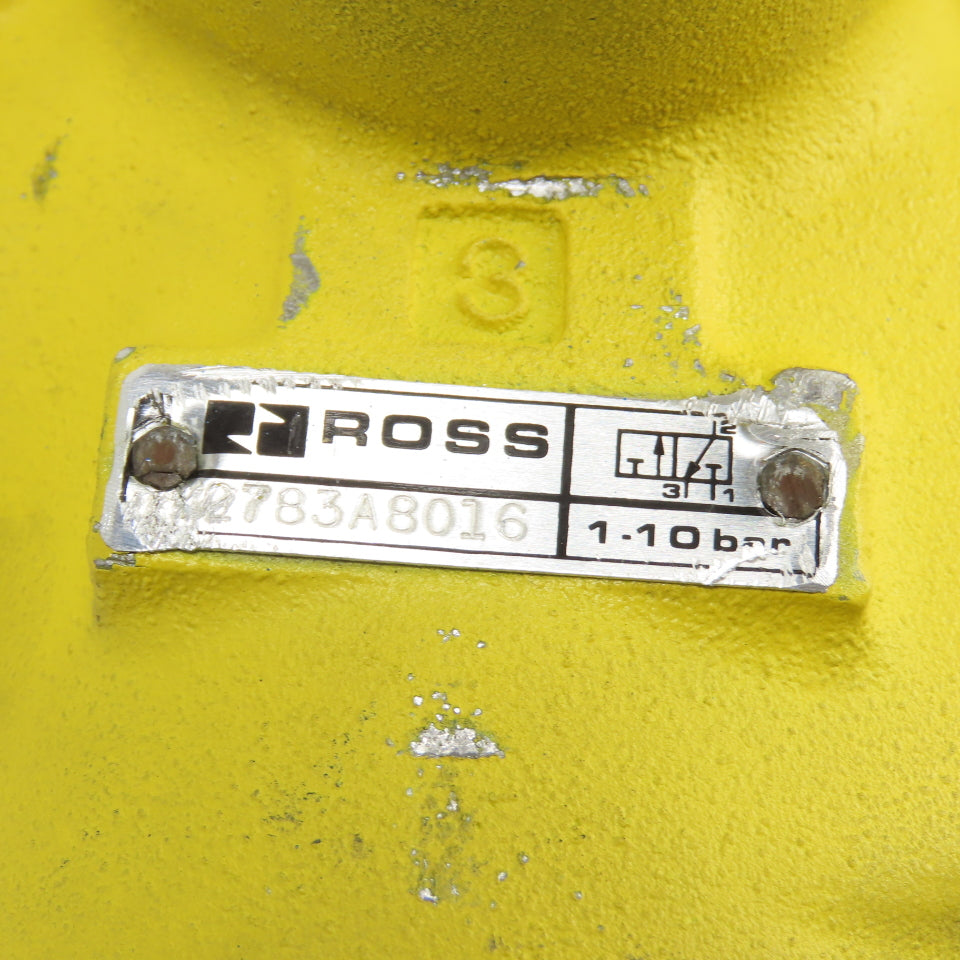 ROSS 2783A8016 L-O-X Manual Pneumatic Lockout Valve 1-10 bar 1-1/2"NPT W/Muffler