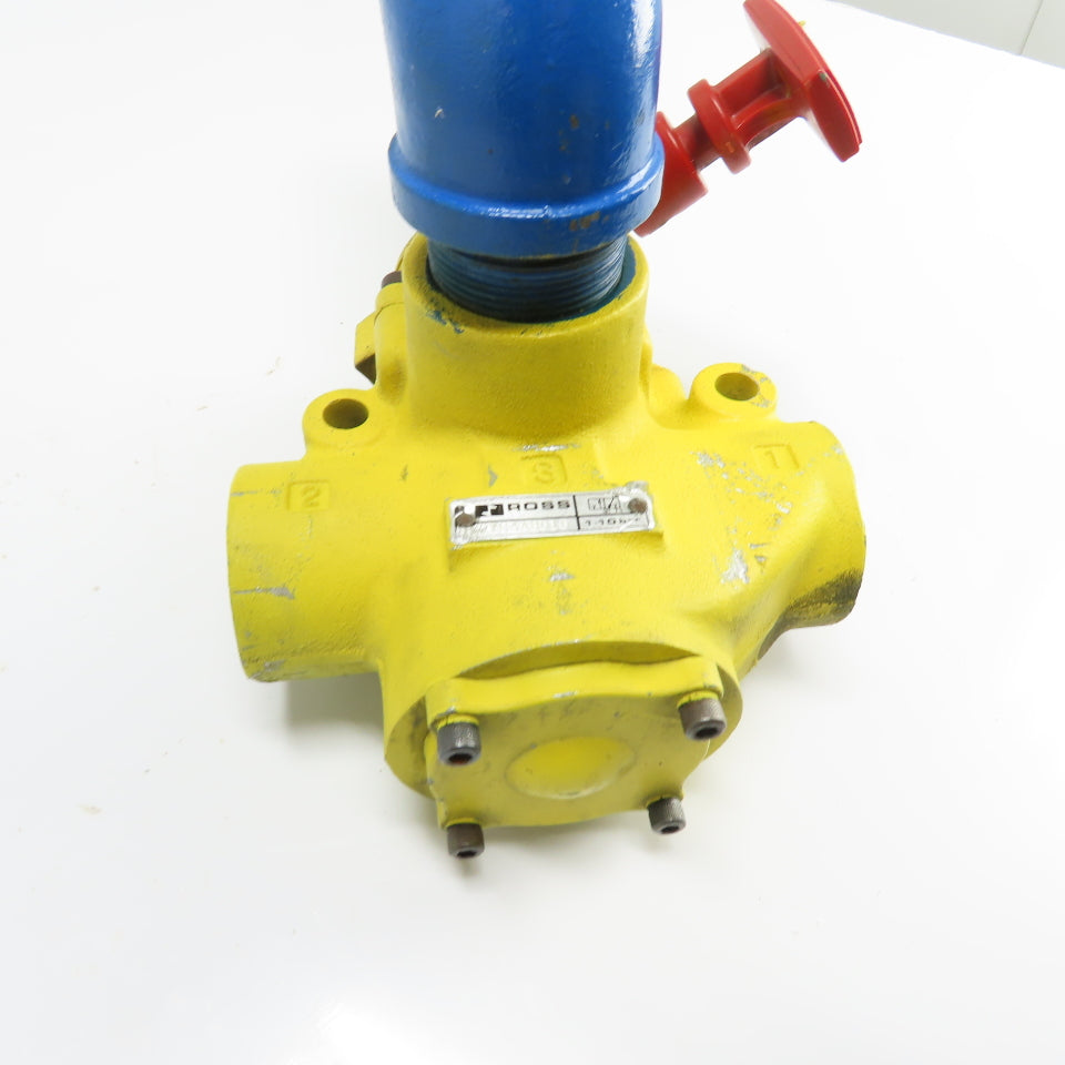 ROSS 2783A8016 L-O-X Manual Pneumatic Lockout Valve 1-10 bar 1-1/2"NPT W/Muffler