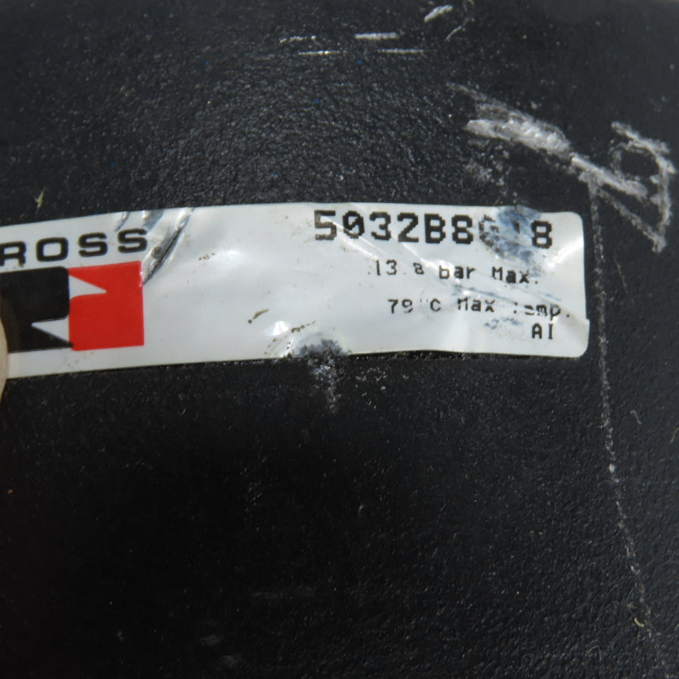 ROSS 5032B8018 / 5022B8018 Pneumatic Filter Regulator Lubricator Assembly 1-1/2"