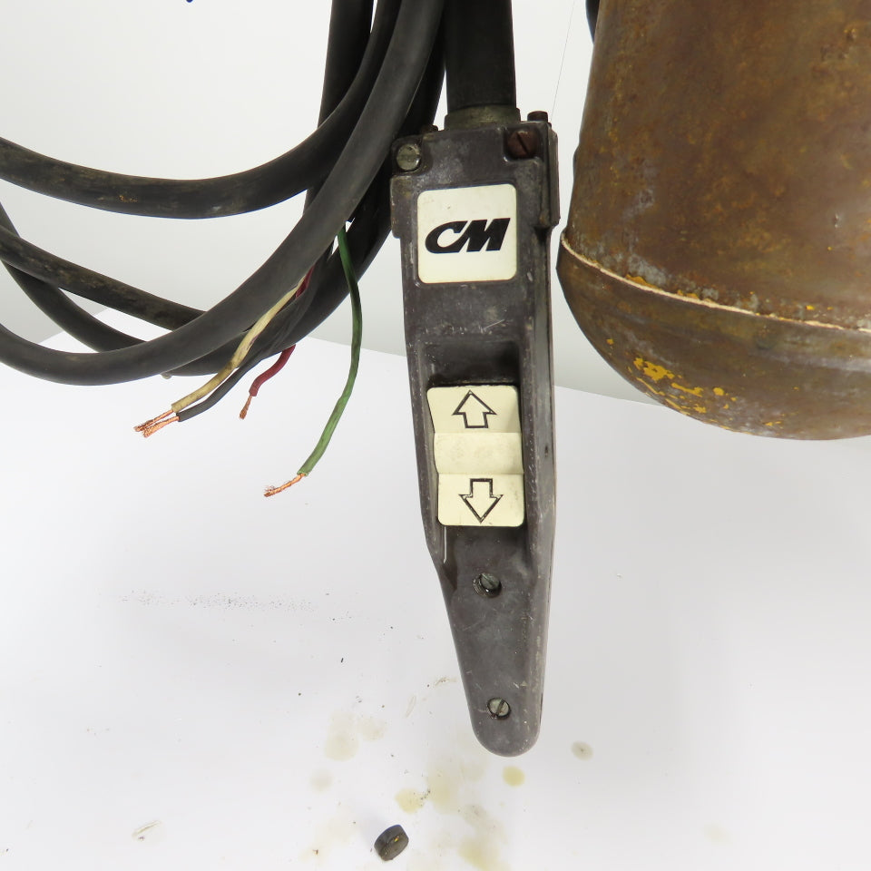 CM Lodestar Model F Electric Chain Hoist 1/2 Ton 16FPM 12' Lift 208-220/440V 3Ph
