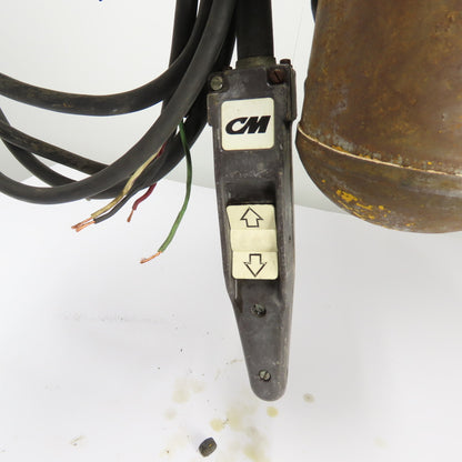 CM Lodestar Model F Electric Chain Hoist 1/2 Ton 16FPM 12' Lift 208-220/440V 3Ph